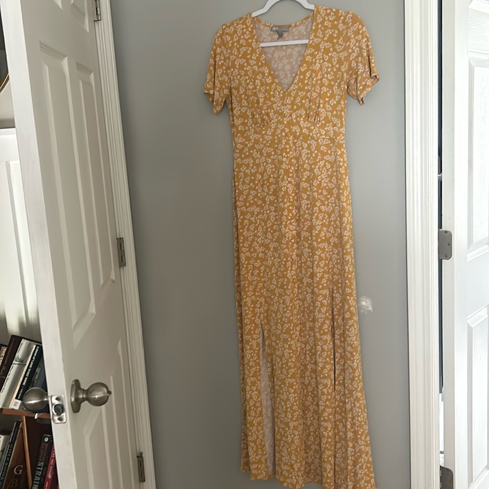 ASOS yellow dress